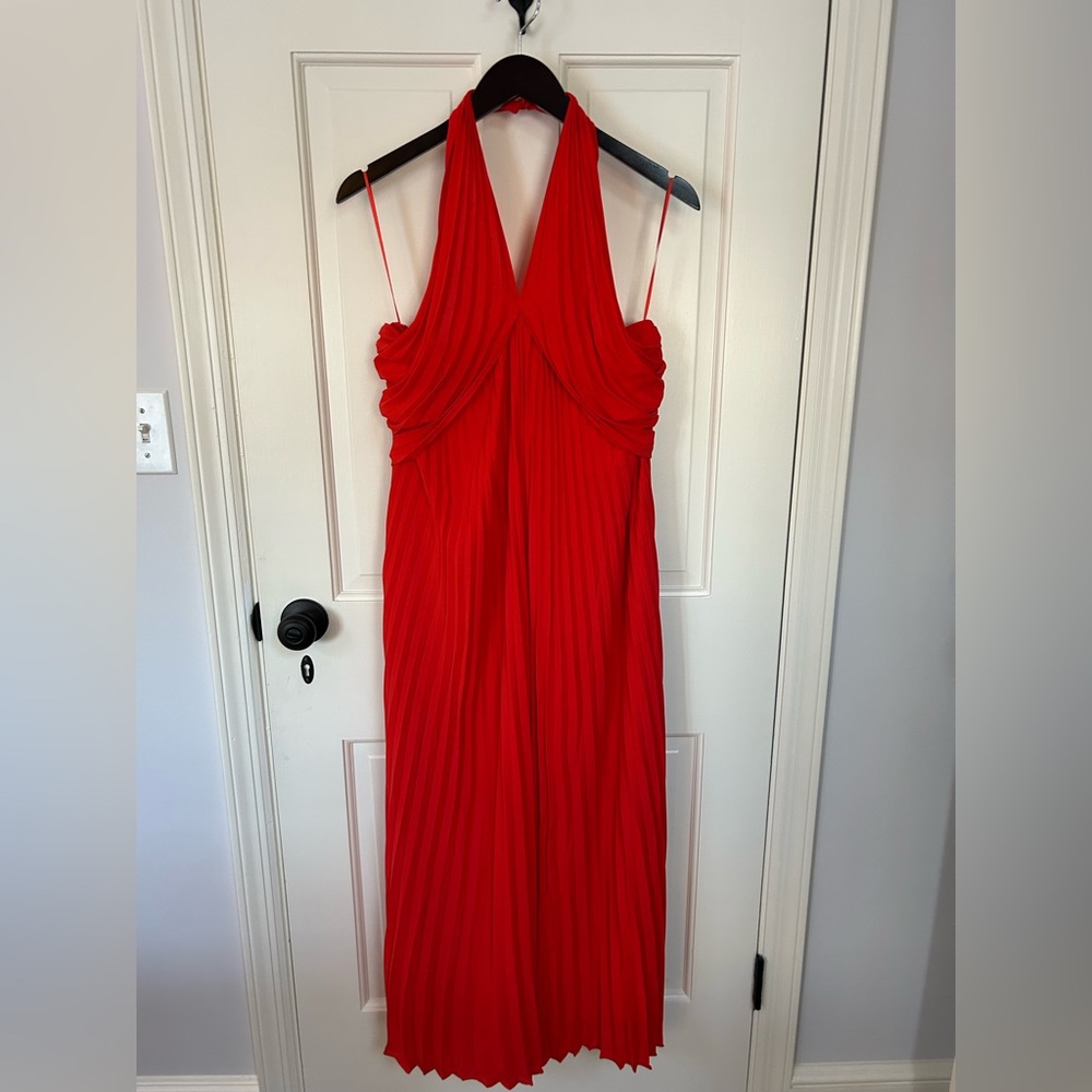 Reiss red size6 maxi dress